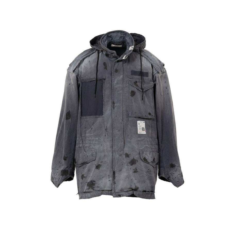 【P2倍】DISTRESSED M-65 JACKET - BLACK (J15BL171) MIHARA YASUHIRO(ミハラ ヤスヒロ) |  | 05