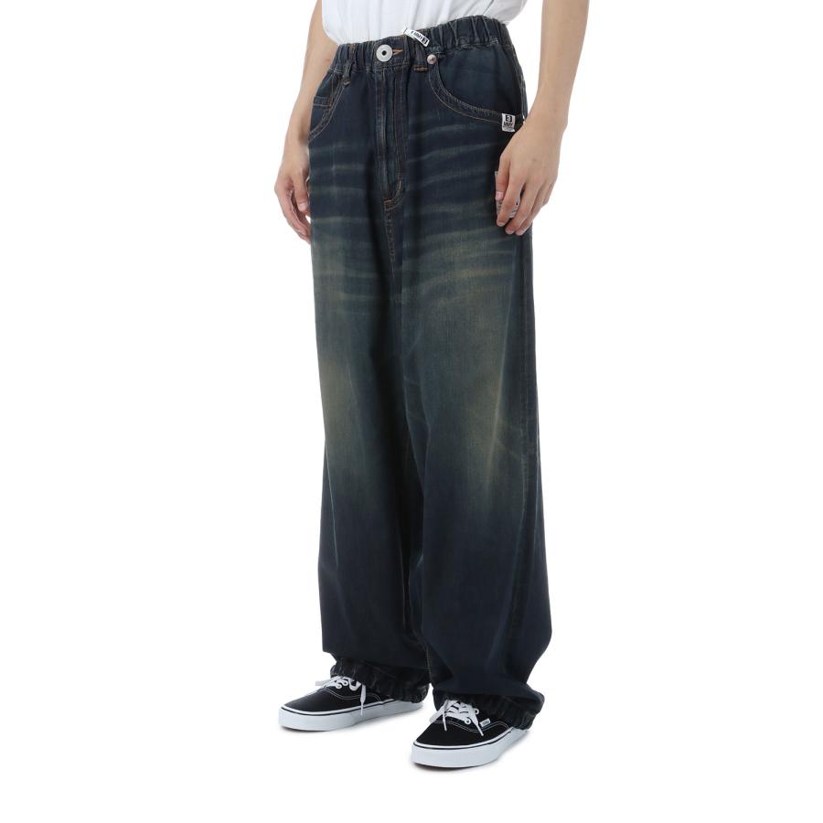 【P2倍】LIGHT WIDE JEANS - INDIGO (J15PT123) MIHARA YASUHIRO(ミハラ ヤスヒロ) |  | 01