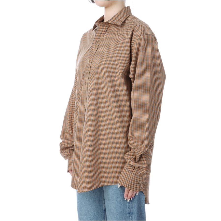【P5倍】PECK CHECKED SHIRT - BEIGE (25AMSBL06) Shinzone(シンゾーン) | THE SHINZONE | 01