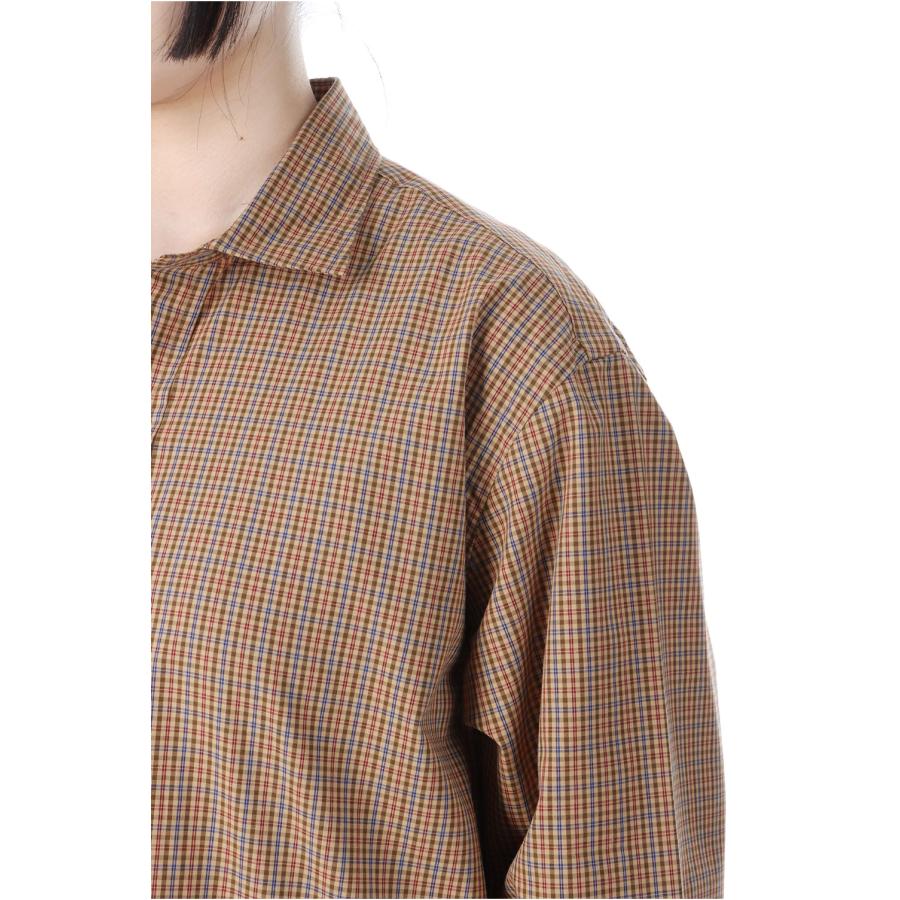 【P5倍】PECK CHECKED SHIRT - BEIGE (25AMSBL06) Shinzone(シンゾーン) | THE SHINZONE | 04