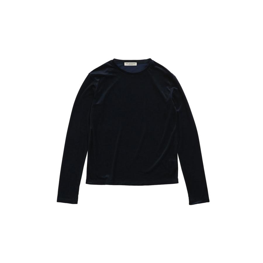 【P5倍】VELOUR LONG SLEEVE TEE - NAVY (25AMSCU03) Shinzone(シンゾーン) | THE SHINZONE | 05