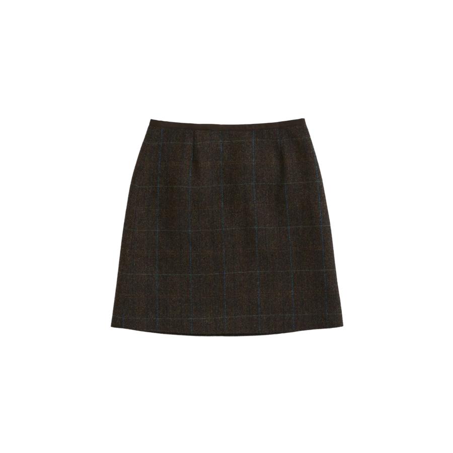 【P5倍】WOOL MINI SKIRT - BROWN (25AMSSK02) Shinzone(シンゾーン) | THE SHINZONE