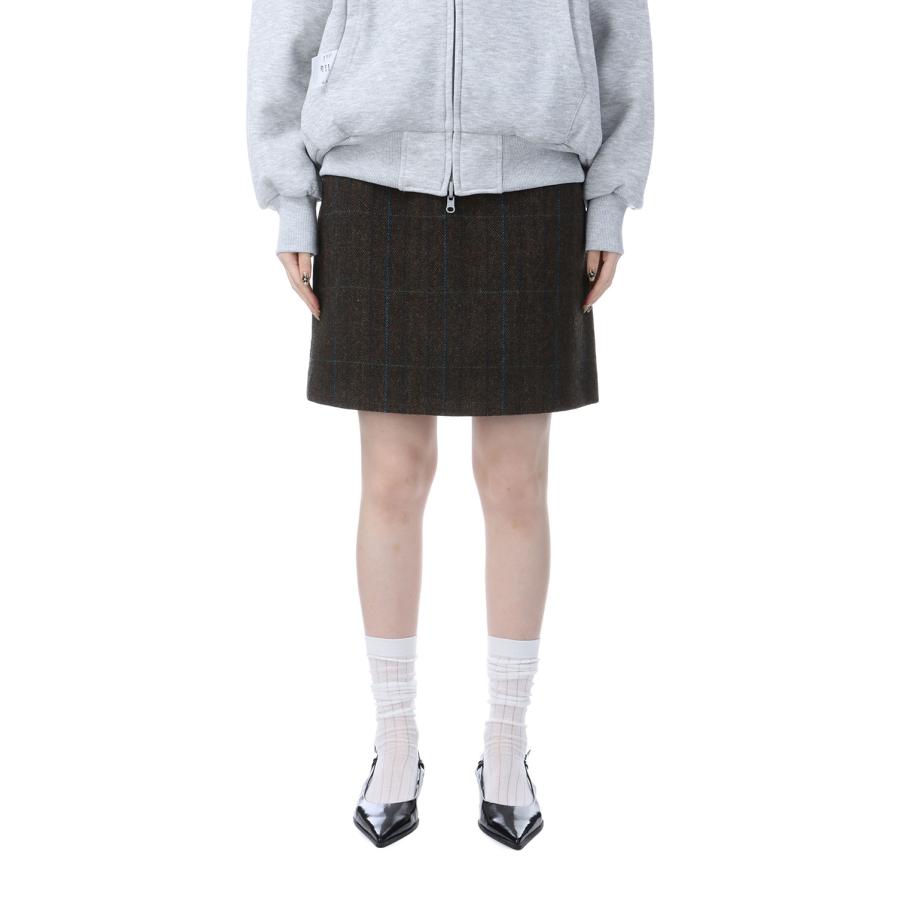 【P5倍】WOOL MINI SKIRT - BROWN (25AMSSK02) Shinzone(シンゾーン) | THE SHINZONE | 01