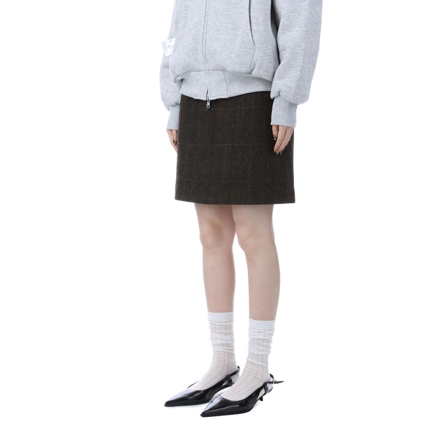 【P5倍】WOOL MINI SKIRT - BROWN (25AMSSK02) Shinzone(シンゾーン) | THE SHINZONE | 02