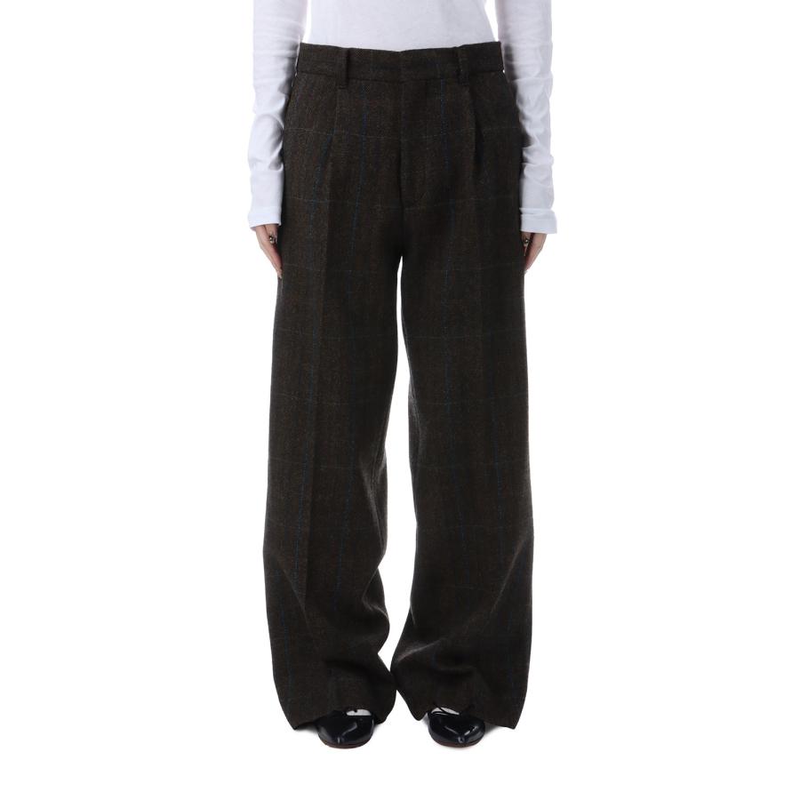 【P5倍】WOOL SEMI FLARE PANTS - BROWN (25AMSPA09) Shinzone(シンゾーン) | THE SHINZONE