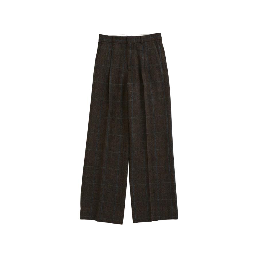 【P5倍】WOOL SEMI FLARE PANTS - BROWN (25AMSPA09) Shinzone(シンゾーン) | THE SHINZONE | 05