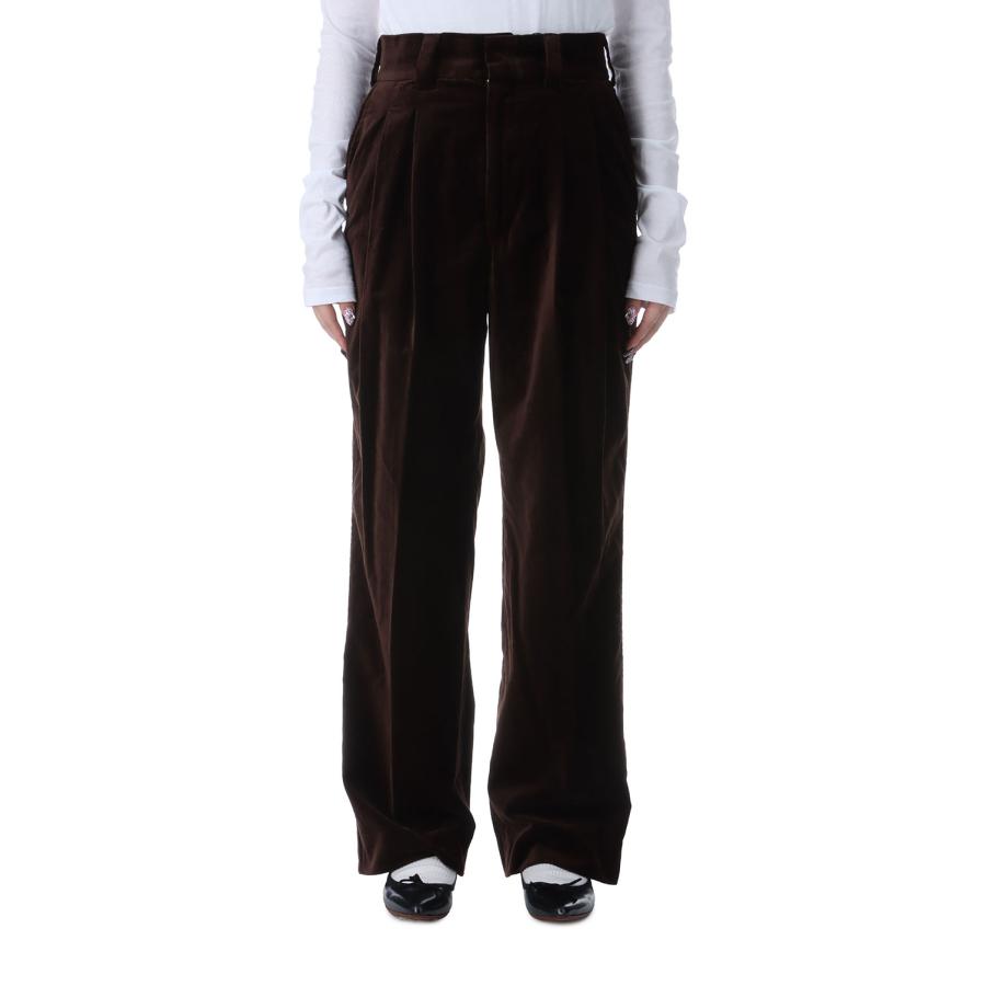 【P5倍】ORGANIC VELVET TOMBOY PANTS - BROWN (25AMSPA07) Shinzone(シンゾーン) | THE SHINZONE