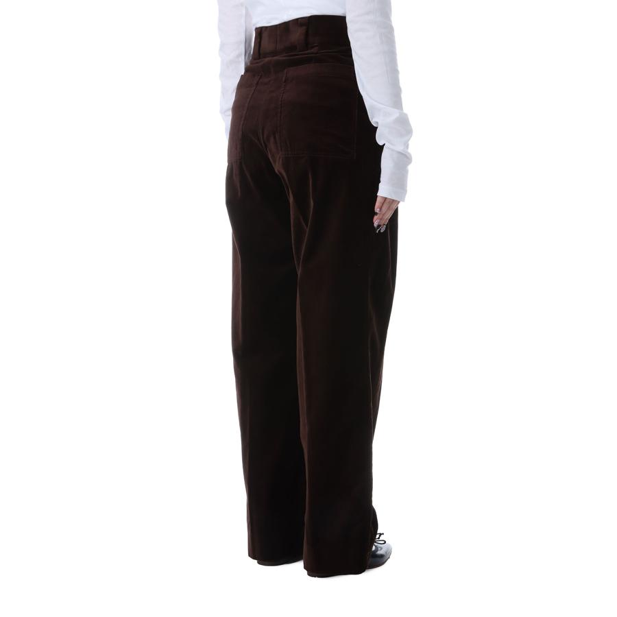 【P5倍 / SALE】ORGANIC VELVET TOMBOY PANTS - BROWN (25AMSPA07) Shinzone(シンゾーン) | THE SHINZONE | 02