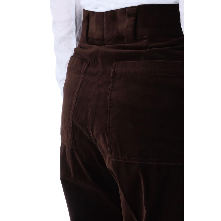 【P5倍】ORGANIC VELVET TOMBOY PANTS - BROWN (25AMSPA07) Shinzone(シンゾーン) | THE SHINZONE | 03