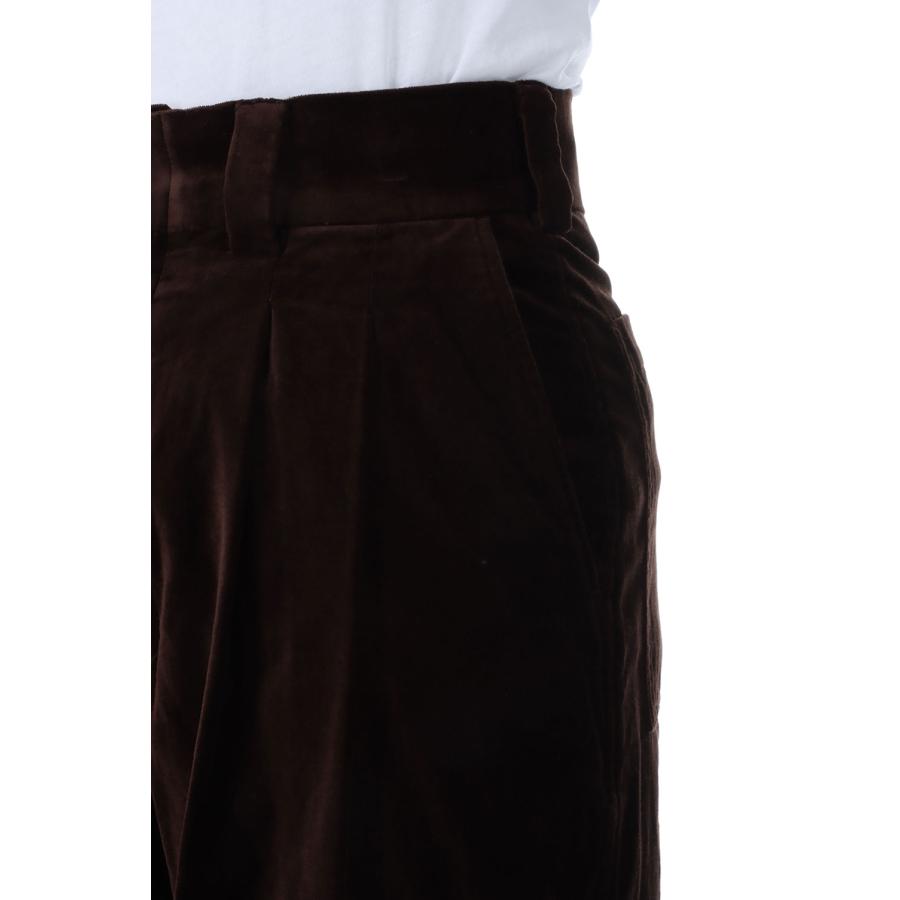 【P5倍 / SALE】ORGANIC VELVET TOMBOY PANTS - BROWN (25AMSPA07) Shinzone(シンゾーン) | THE SHINZONE | 04