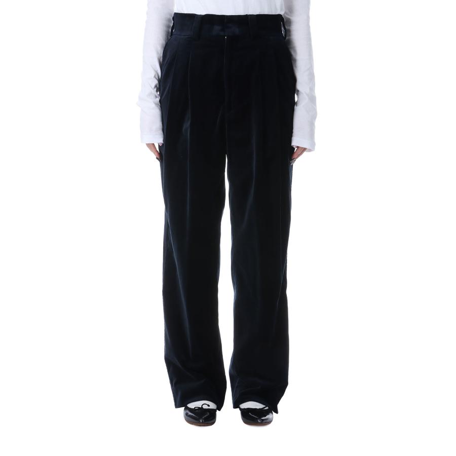 【P5倍】ORGANIC VELVET TOMBOY PANTS - NAVY (25AMSPA07) Shinzone(シンゾーン) | THE SHINZONE