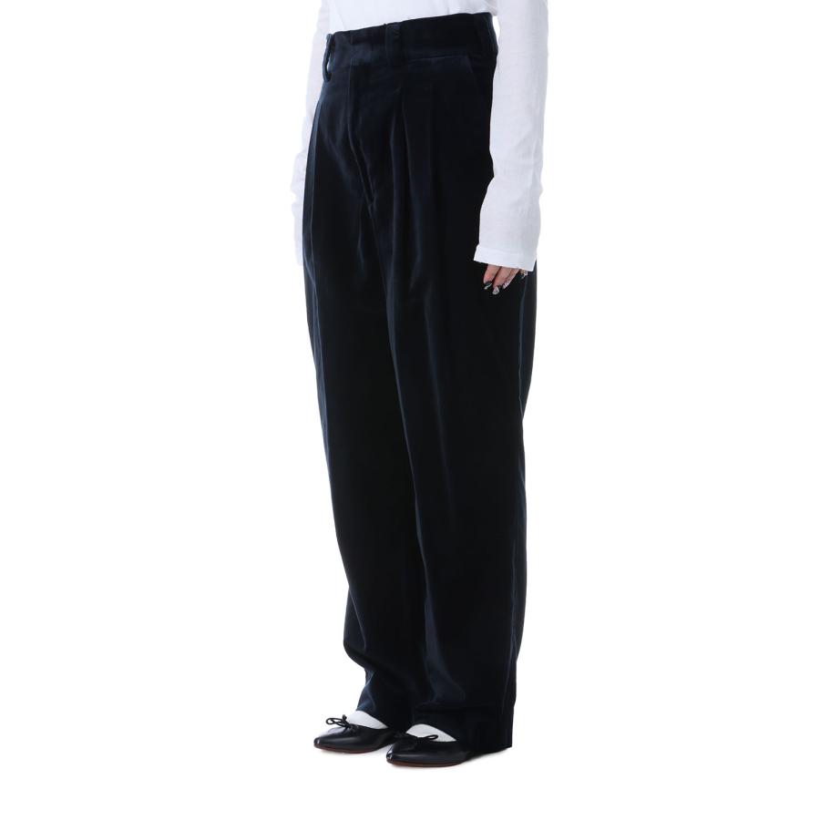 【P5倍】ORGANIC VELVET TOMBOY PANTS - NAVY (25AMSPA07) Shinzone(シンゾーン) | THE SHINZONE | 01