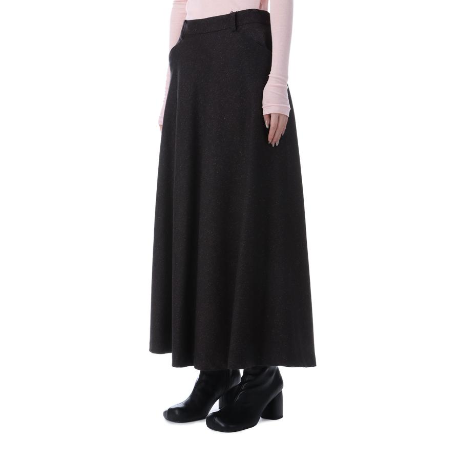 【P5倍】HERRINGBONE FLARE SKIRT - BROWN (25AMSSK03) Shinzone(シンゾーン) | THE SHINZONE | 03