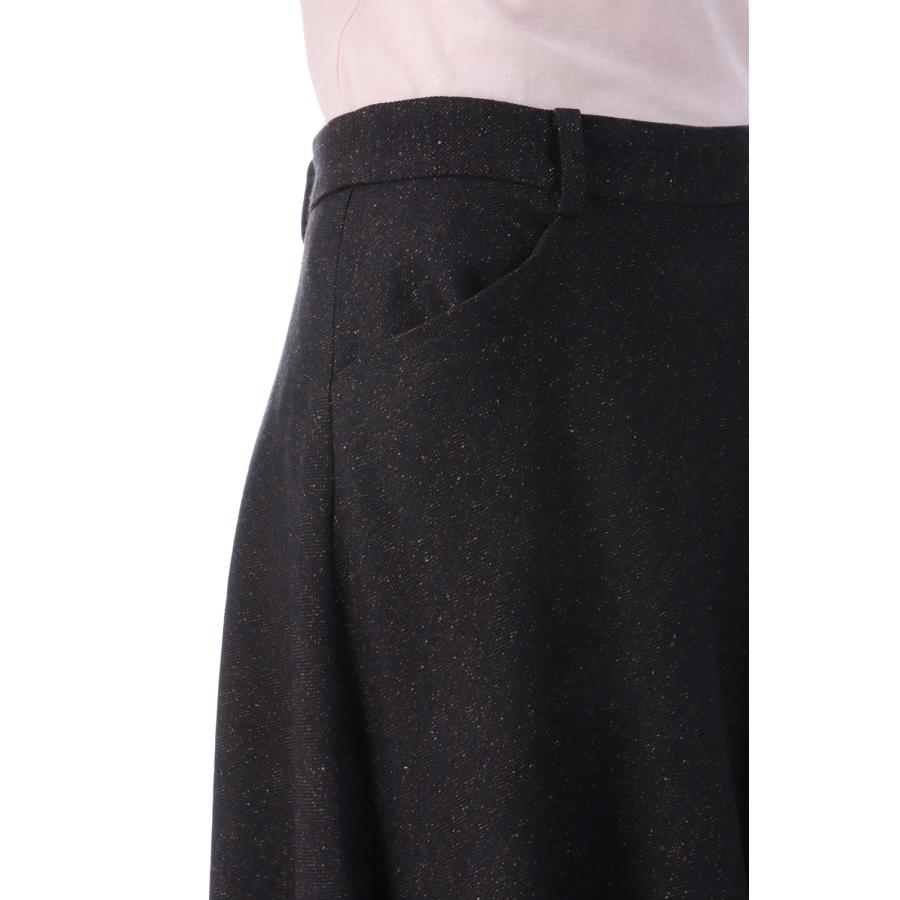 【P5倍】HERRINGBONE FLARE SKIRT - BROWN (25AMSSK03) Shinzone(シンゾーン) | THE SHINZONE | 05