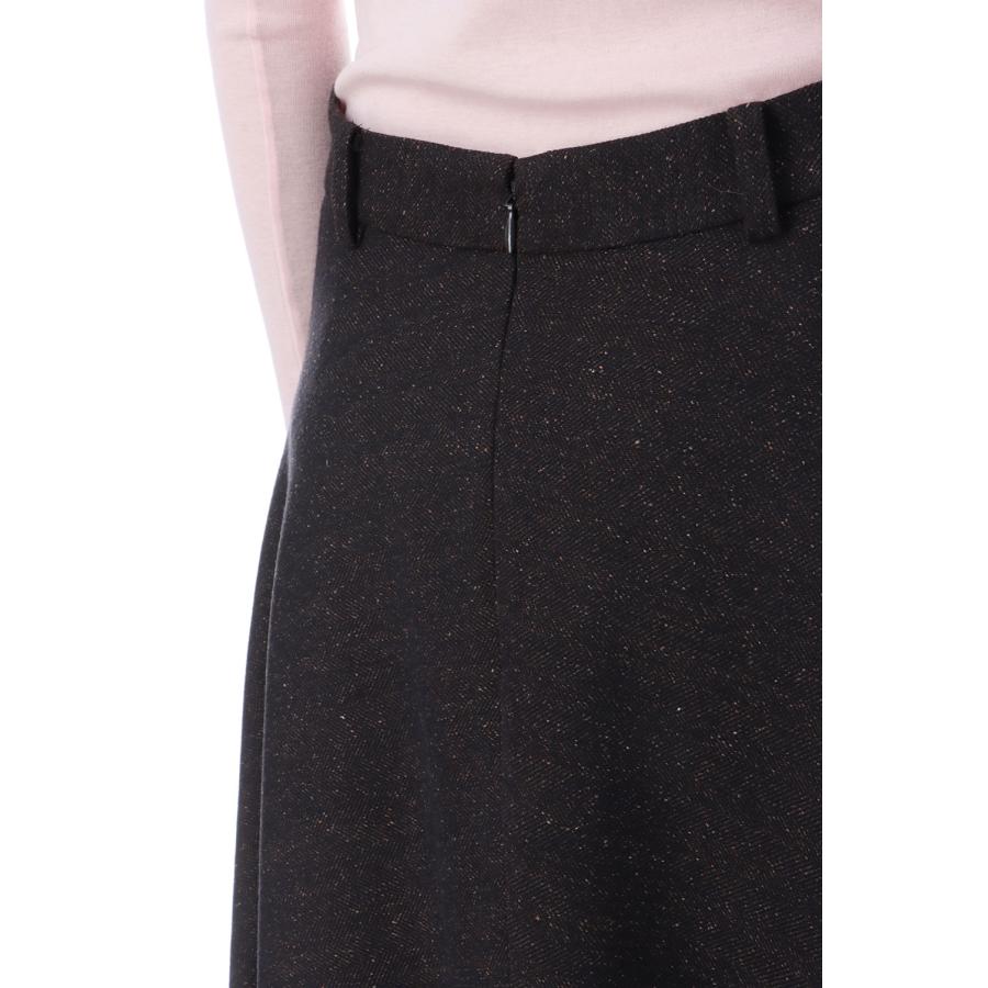 【P5倍】HERRINGBONE FLARE SKIRT - BROWN (25AMSSK03) Shinzone(シンゾーン) | THE SHINZONE | 06