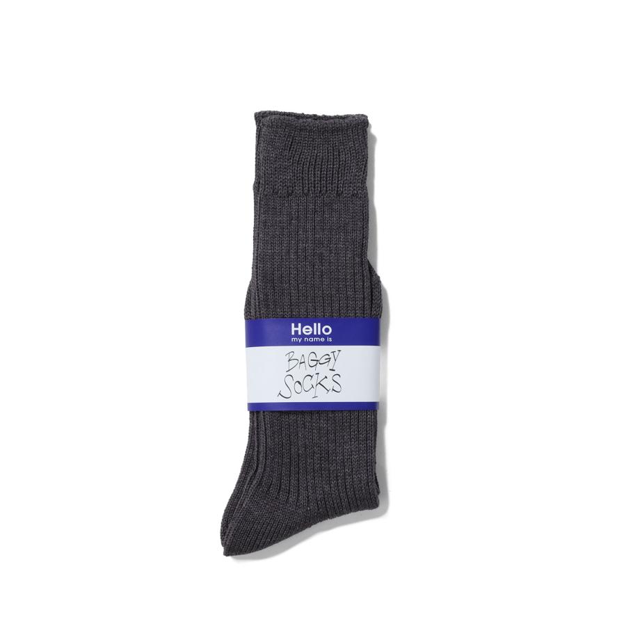 【P5倍】BAGGY SOCKS - HEATHER GRAY (22SMSIT01) Shinzone(シンゾーン) | THE SHINZONE