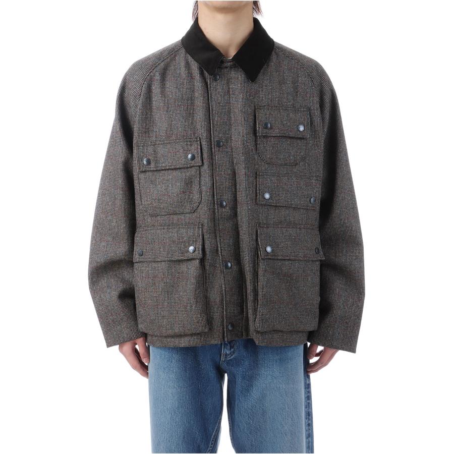 editor wool jacket - OLIVE CHECK (MWO0300) Barbour(バブアー) | Barbour
