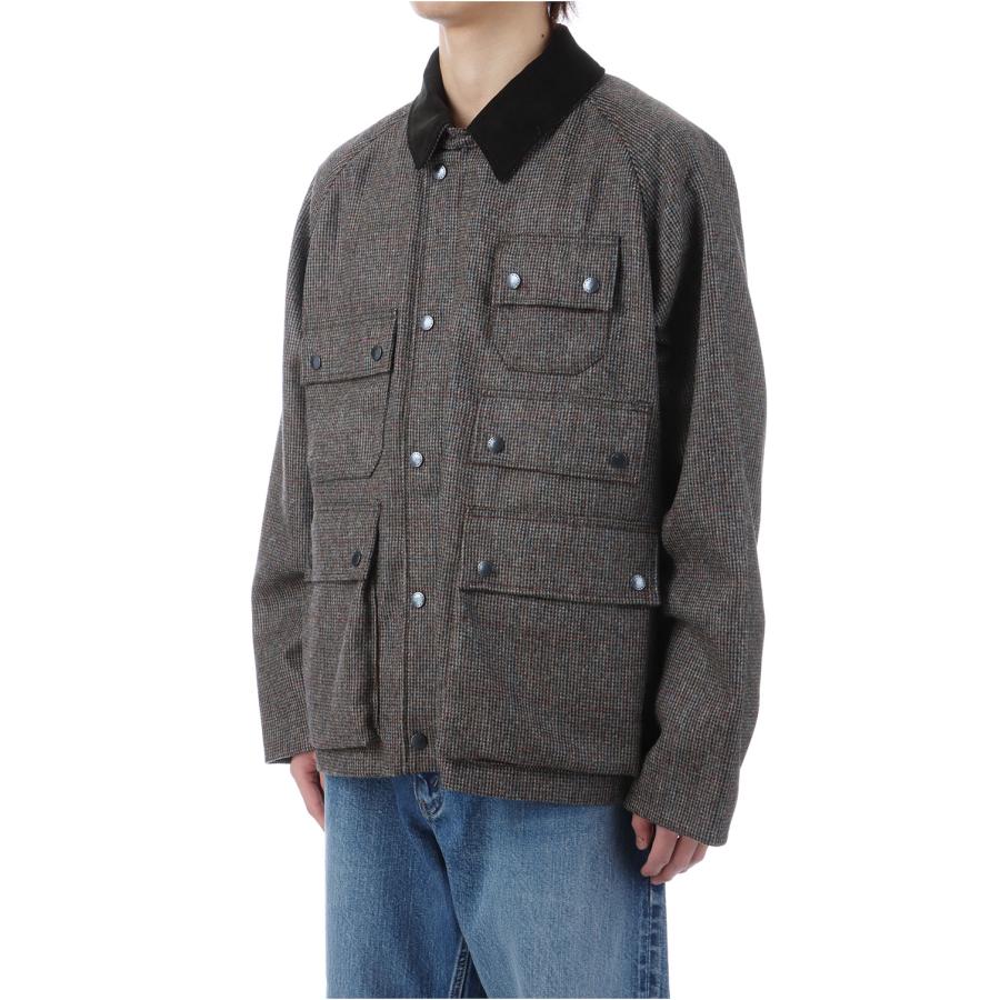 editor wool jacket - OLIVE CHECK (MWO0300) Barbour(バブアー) | Barbour | 01