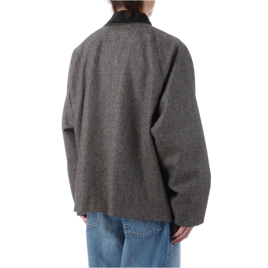 editor wool jacket - OLIVE CHECK (MWO0300) Barbour(バブアー) | Barbour | 02