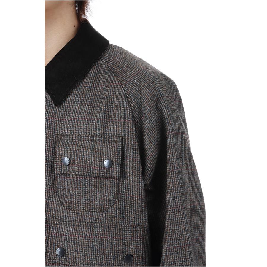 editor wool jacket - OLIVE CHECK (MWO0300) Barbour(バブアー) | Barbour | 04