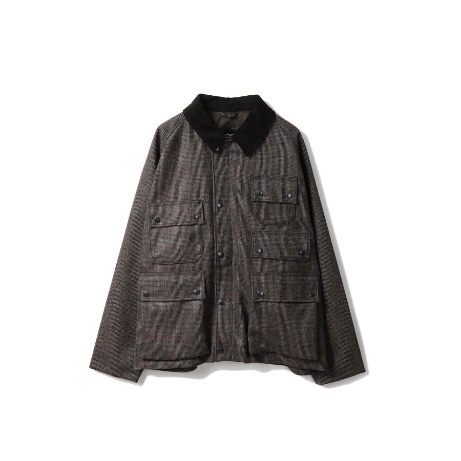 editor wool jacket - OLIVE CHECK (MWO0300) Barbour(バブアー) | Barbour | 07
