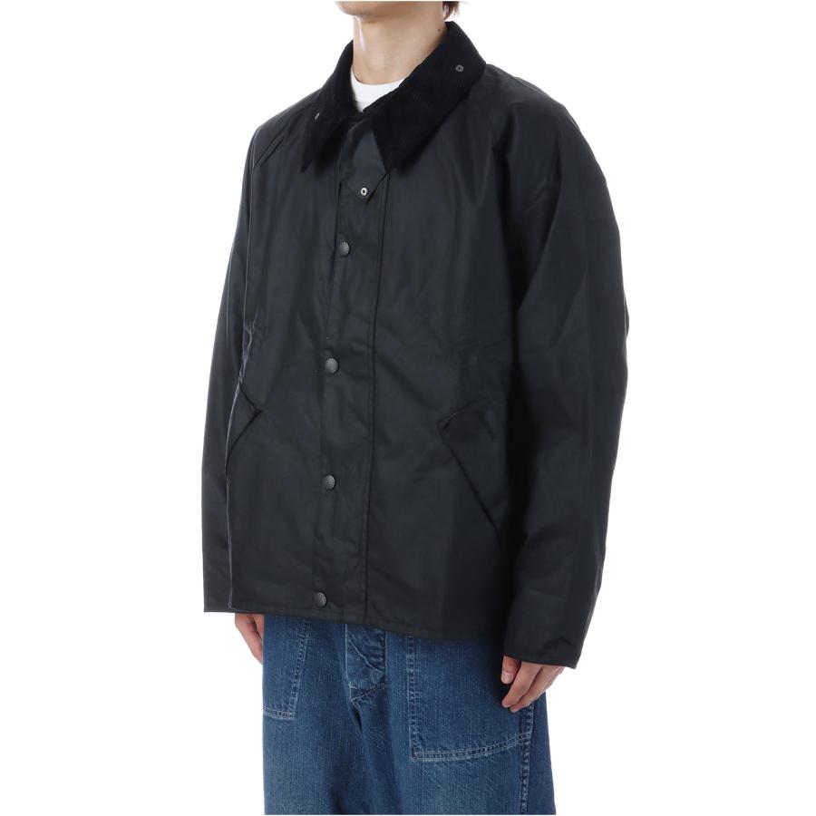 【P10倍】【SALE】over size transport wax jacket - BLACK  (MWX1678) Barbour(バブアー) | Barbour | 01