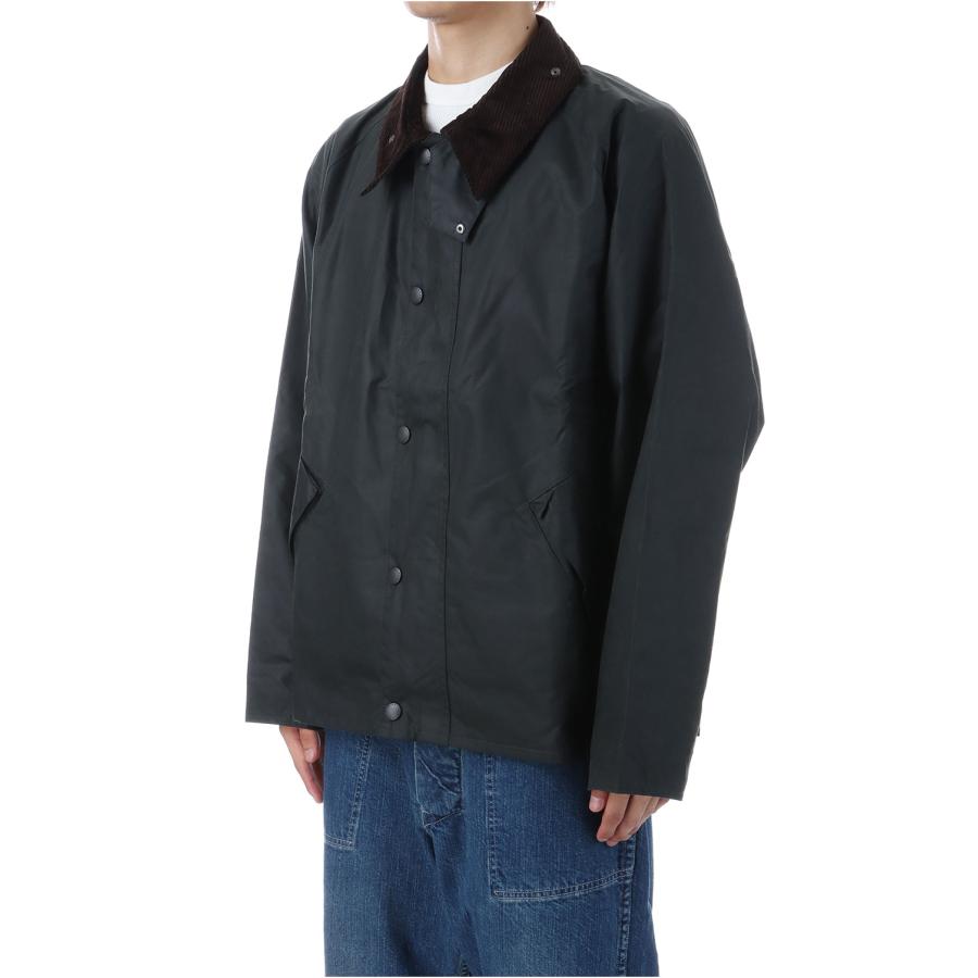 【P10倍】【SALE】over size transport wax jacket - SAGE  (MWX1678) Barbour(バブアー) | Barbour | 01