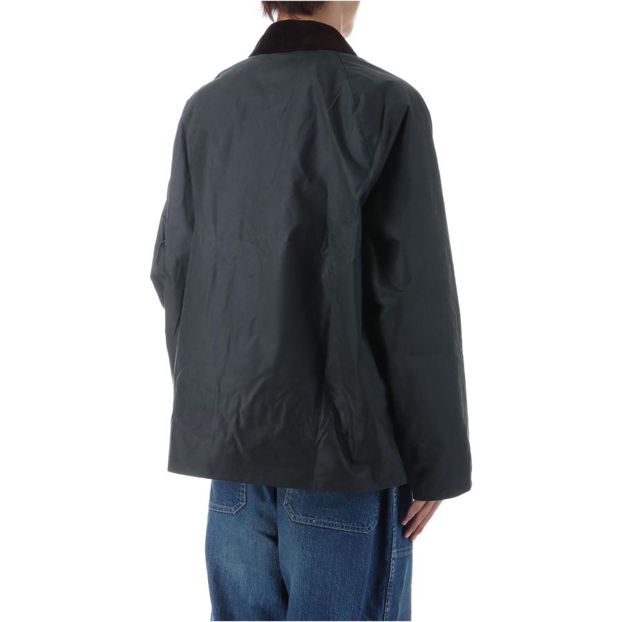 【P10倍】【SALE】over size transport wax jacket - SAGE  (MWX1678) Barbour(バブアー) | Barbour | 02