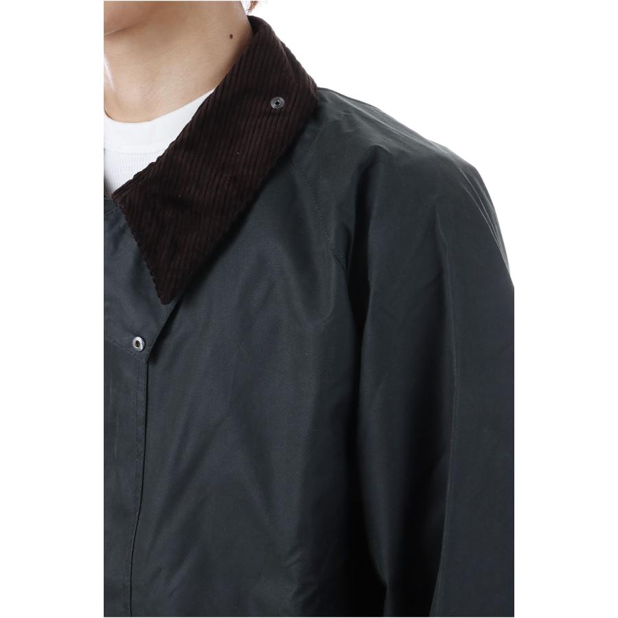 【P10倍】【SALE】over size transport wax jacket - SAGE  (MWX1678) Barbour(バブアー) | Barbour | 03