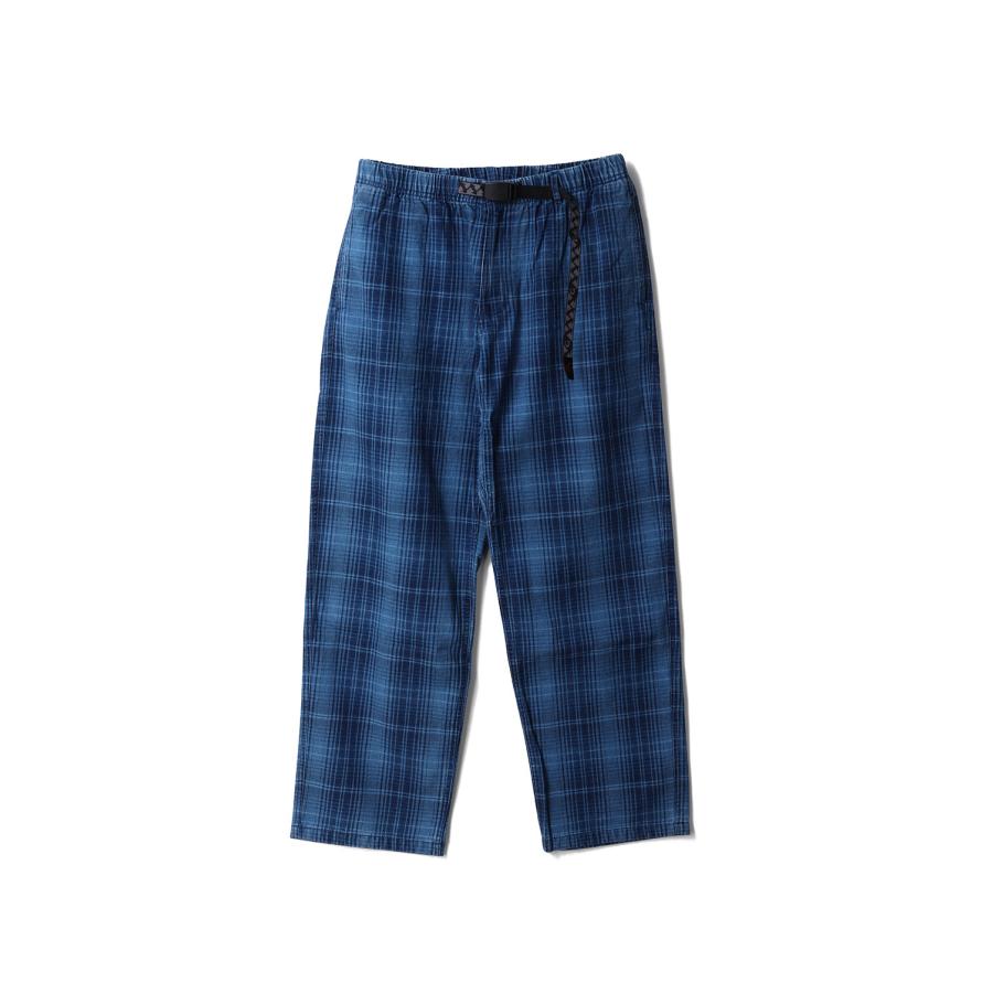 【P2倍】O.G. DENIM PLAID PANT - INDIGO CHECKERED PLAID (G5FM-P076) Gramicci(グラミチ) | GRAMICCI | 05
