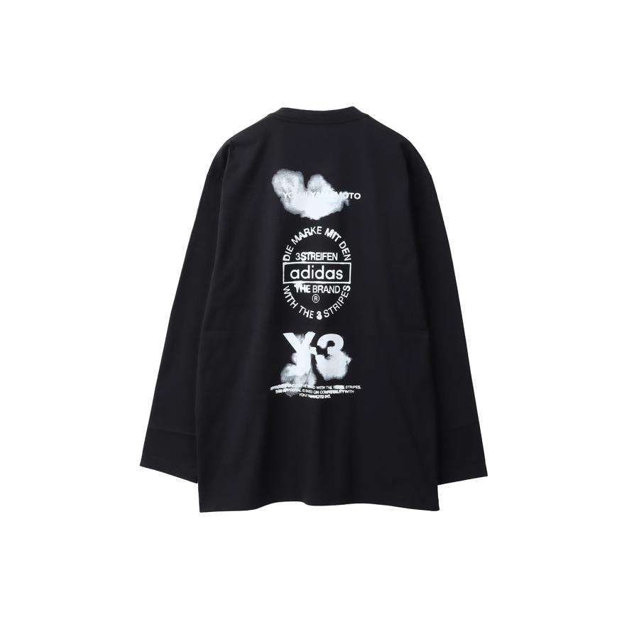 【P5倍 / SALE】GRAPHIC LONG SLEEVE TEE - BLACK (YS-A25-0000-143) Y-3(ワイスリー) | Y-3