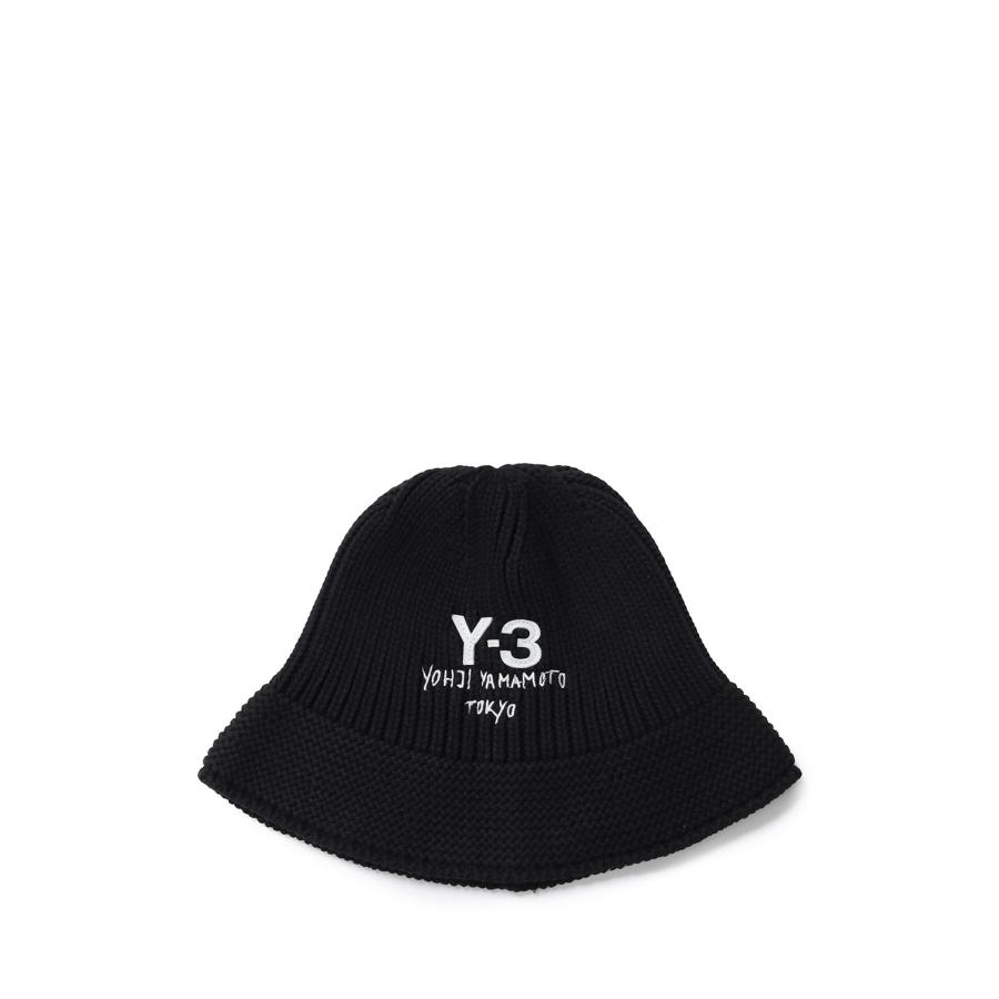 【P5倍 / SALE】KNITTED HAT - BLACK (YS-A25-0000-411) Y-3(ワイスリー) | Y-3