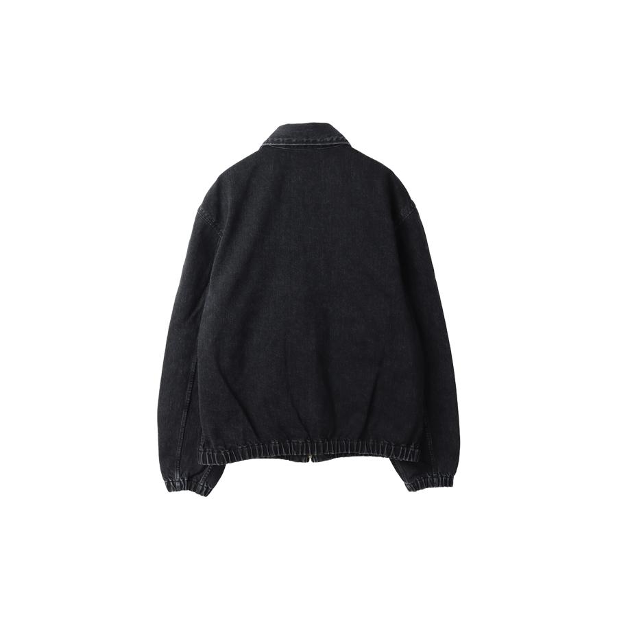 DENIM HARRINGTON JACKET - BLACK (J003) CEIVE(シーヴ) |  | 01