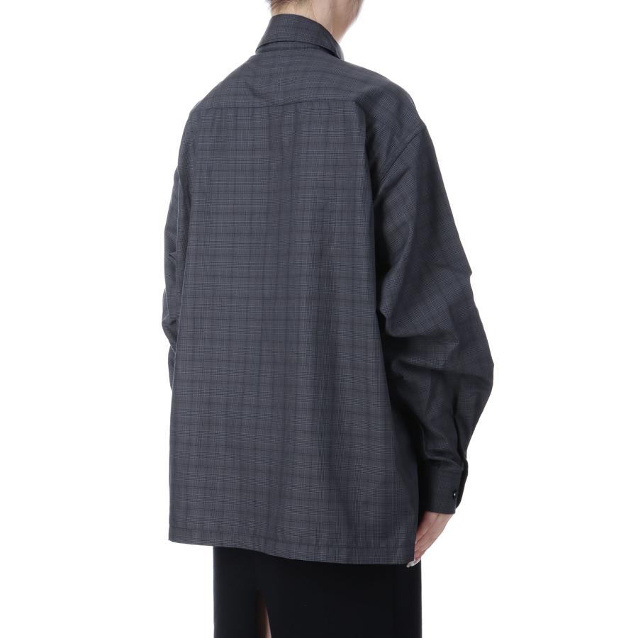 【P5倍】W's TECH SPORTS OPEN COLLAR SHIRT L/S NOVA CHECK - CHARCOAL (BE-81025WL) DAIWA PIER39 -Women-(ダイワ ピア 39) |  | 02