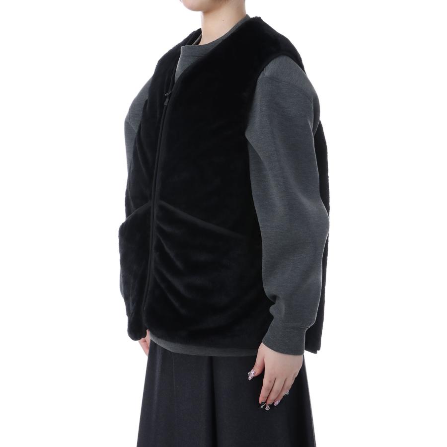 【P5倍】W's TECH REVERSIBLE BRITISH HUNTER FUR VEST - BLACK (BJ-44025WL) DAIWA PIER39 -Women-(ダイワ ピア 39) |  | 01