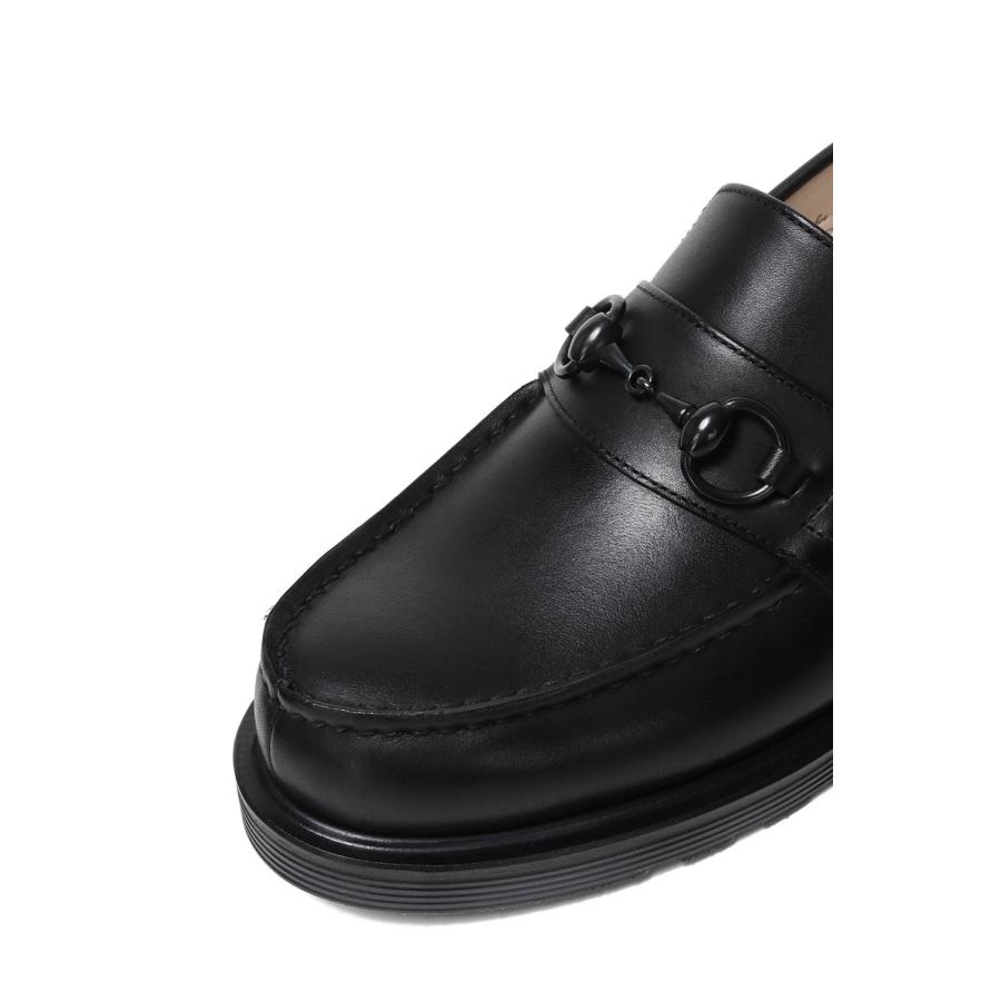【SALE】FT BIT LOAFER (LUFT SOLE) - BLACK/BLACK / STEER (FTC2534003) foot the coacher(フットザコーチャー) | foot the coacher | 05