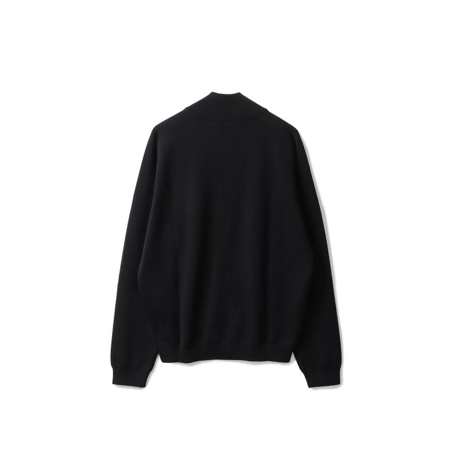 【P5倍】TECHNICAL MERINO WOOL KNITTED JACKET - BLACK (PM02113KT1168) Maison Kitsune -Men-(メゾンキツネ) |  | 01