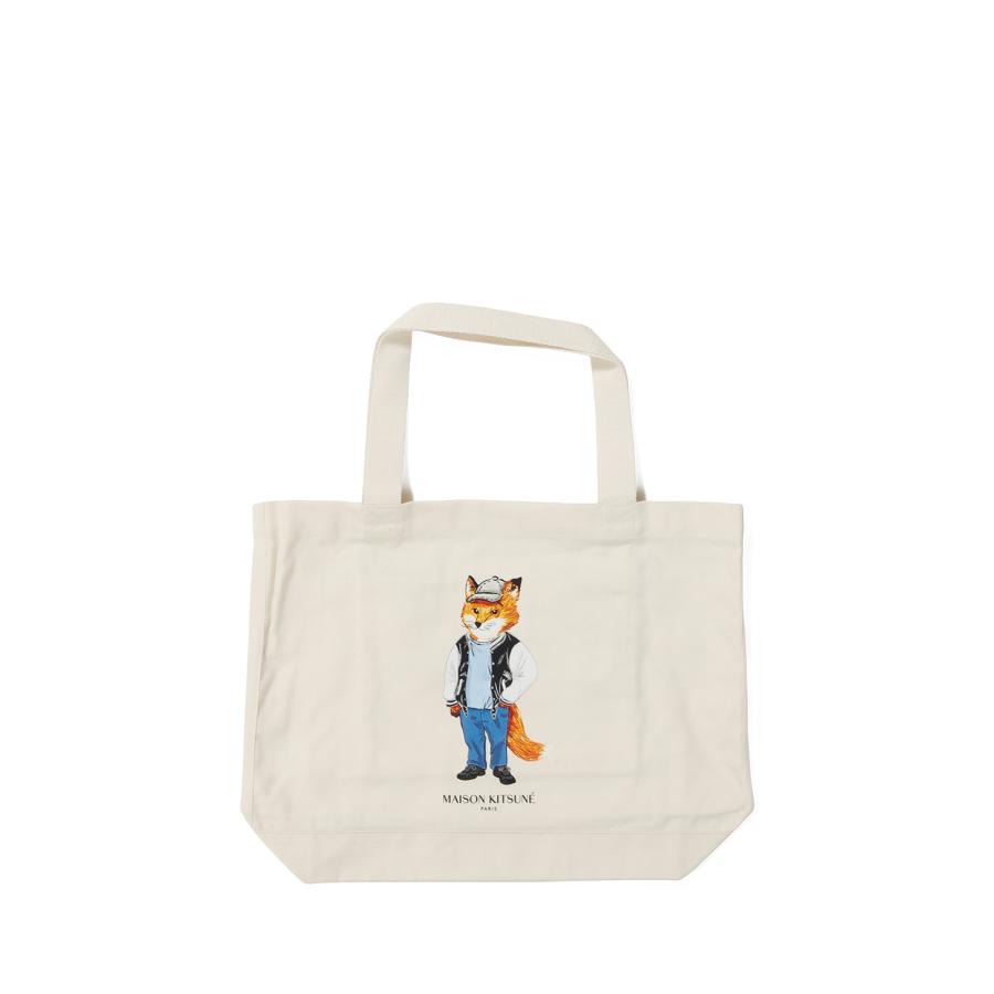 【P5倍】DRESSED FOX TOTE - ECRU (PM05107WW9042) Maison Kitsune -Men-(メゾンキツネ) | 