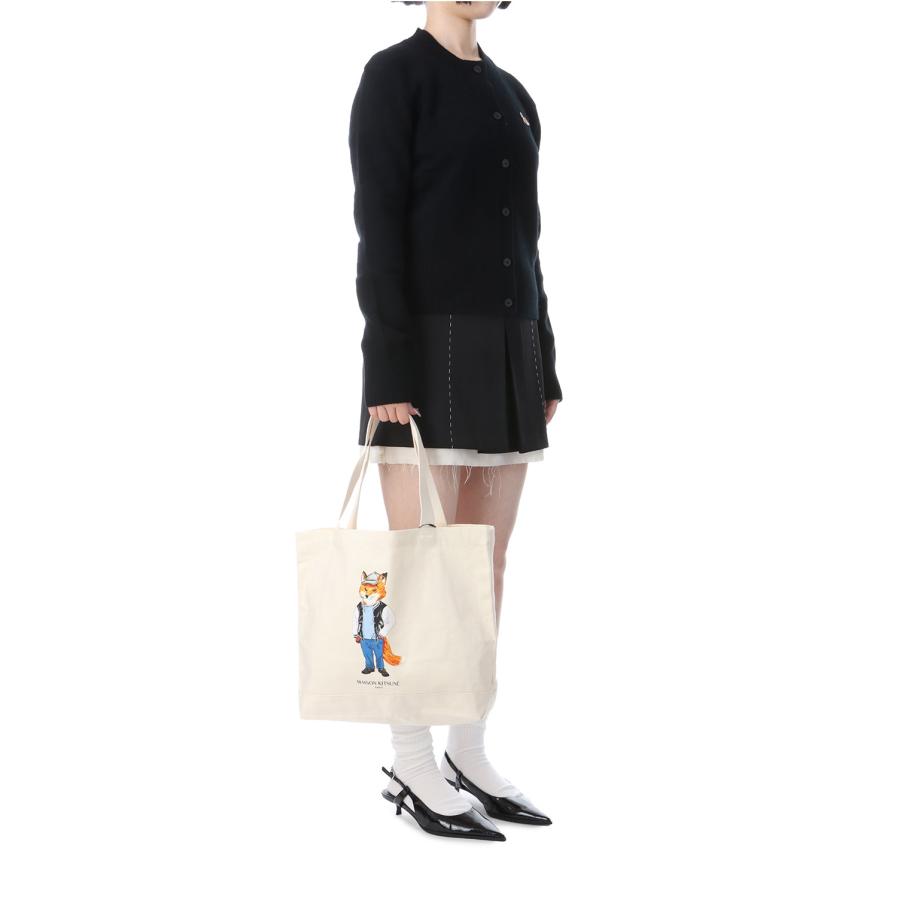 【P5倍】DRESSED FOX TOTE - ECRU (PM05107WW9042) Maison Kitsune -Men-(メゾンキツネ) |  | 02