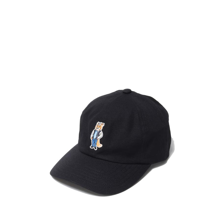 【P5倍】DRESSED FOX CAP - BLACK (PM06101WB0026) Maison Kitsune -Men-(メゾンキツネ) | 