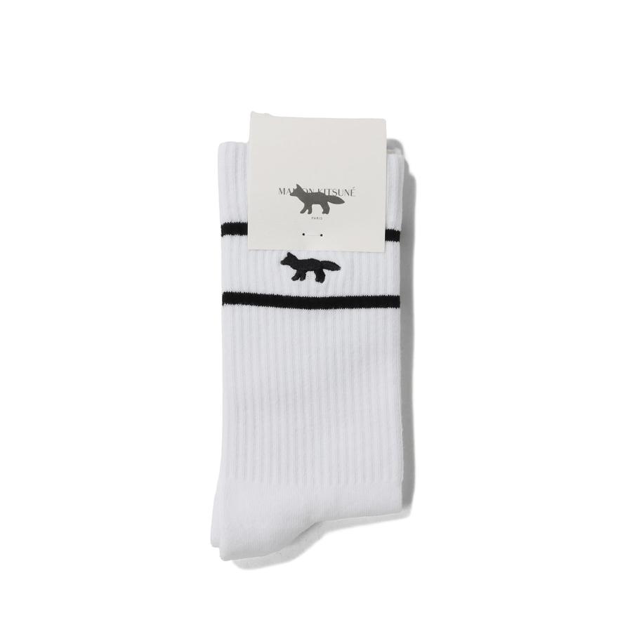 【P5倍】PROFILE FOX SPORTY SOCKS - WHITE (PM06401KT1173) Maison Kitsune -Men-(メゾンキツネ) | 
