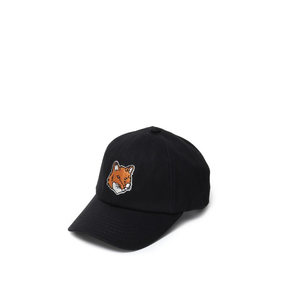 【P5倍】FOX HEAD CAP - BLACK (PM06100WW0096) Maison Kitsune -Men-(メゾンキツネ) | 