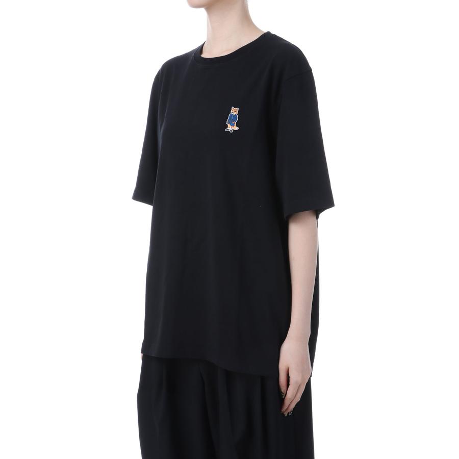 【P5倍 / SALE】DRESSED FOX COMFORT TEE-SHIRT - BLACK (PW00121KJ0119) Maison Kitsune -Women-(メゾンキツネ) |  | 01