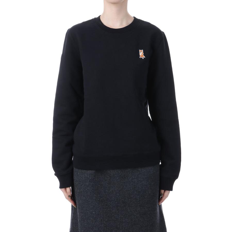 【P5倍】LADY FOX REGULAR SWEATSHIRT - BLACK (PW00320KM0340) Maison Kitsune -Women-(メゾンキツネ) | 