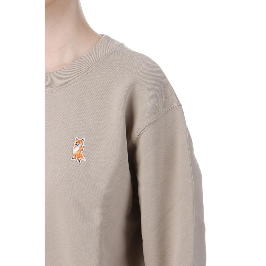 【P5倍 / SALE】LADY FOX CROPPED SWEATSHIRT - FEATHER BEIGE (PW00318KM0341) Maison Kitsune -Women-(メゾンキツネ) |  | 03