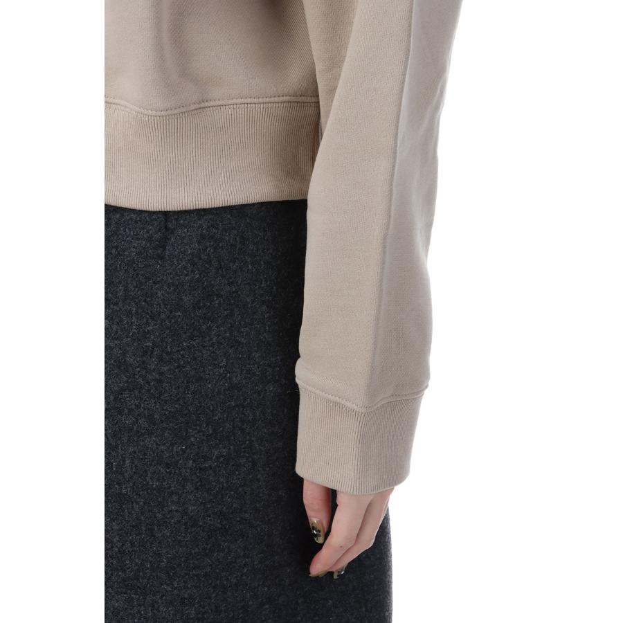 【P5倍 / SALE】LADY FOX CROPPED SWEATSHIRT - FEATHER BEIGE (PW00318KM0341) Maison Kitsune -Women-(メゾンキツネ) |  | 04