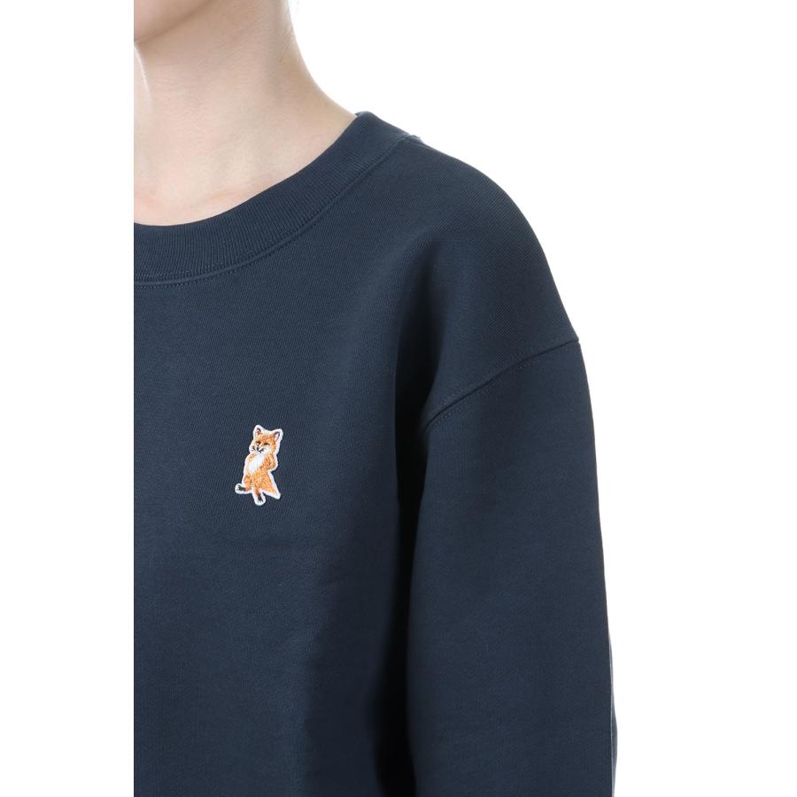 【P5倍】LADY FOX CROPPED SWEATSHIRT - DARK NAVY (PW00318KM0341) Maison Kitsune -Women-(メゾンキツネ) |  | 03