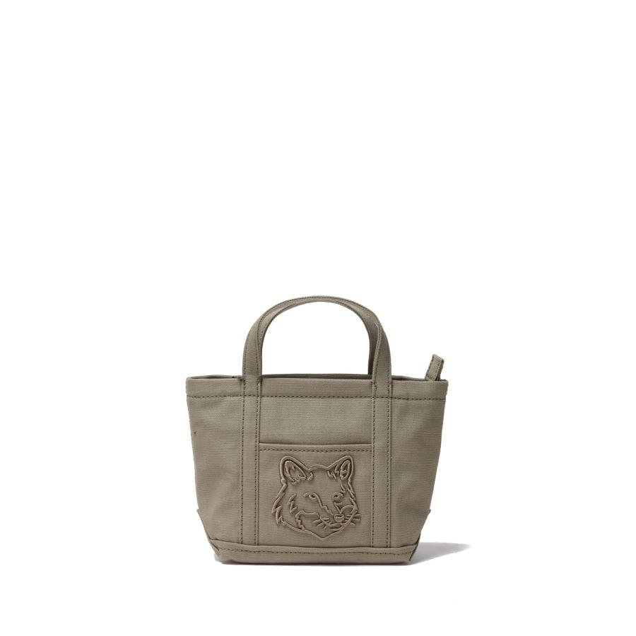 【P5倍】FOX HEAD MINI TOTE - LAUREL GREEN (MW05106WW0107) Maison Kitsune -Women-(メゾンキツネ) |  | 01