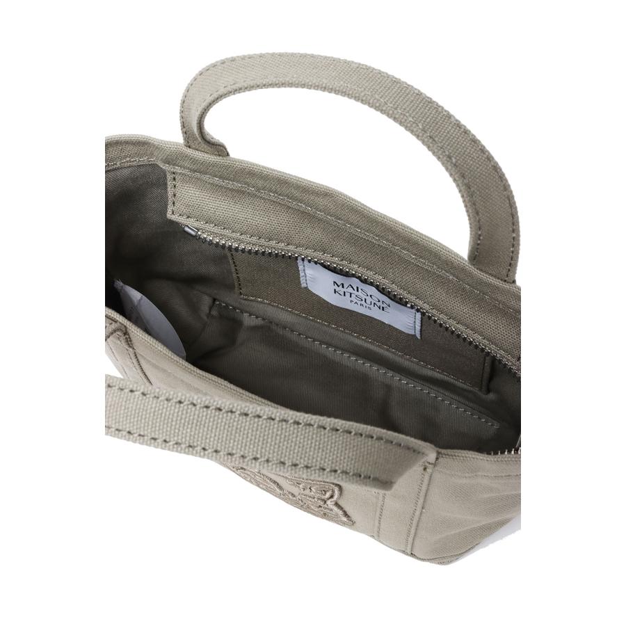 【P5倍】FOX HEAD MINI TOTE - LAUREL GREEN (MW05106WW0107) Maison Kitsune -Women-(メゾンキツネ) |  | 05