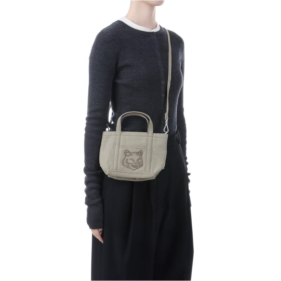 【P5倍】FOX HEAD MINI TOTE - LAUREL GREEN (MW05106WW0107) Maison Kitsune -Women-(メゾンキツネ) |  | 07